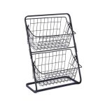 Stainless Steel Countertops Multilayer Spice Rack Fruit Kitchen Storage Kitchen Storage Rack - Image 2