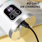 Portable USB Rechargeable Juicer Cup Electric Mixer Blender Smoothie Maker 450ml - Image 5